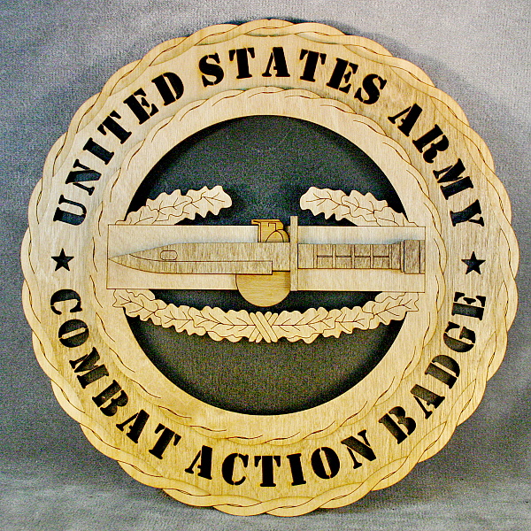 Combat Action Badge Wall Tribute